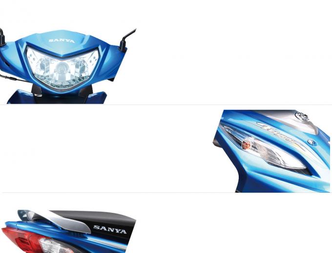 110CC motociclo autoalimentato EngineGas, riflettore elastico di Seat LED della bici di Sanya